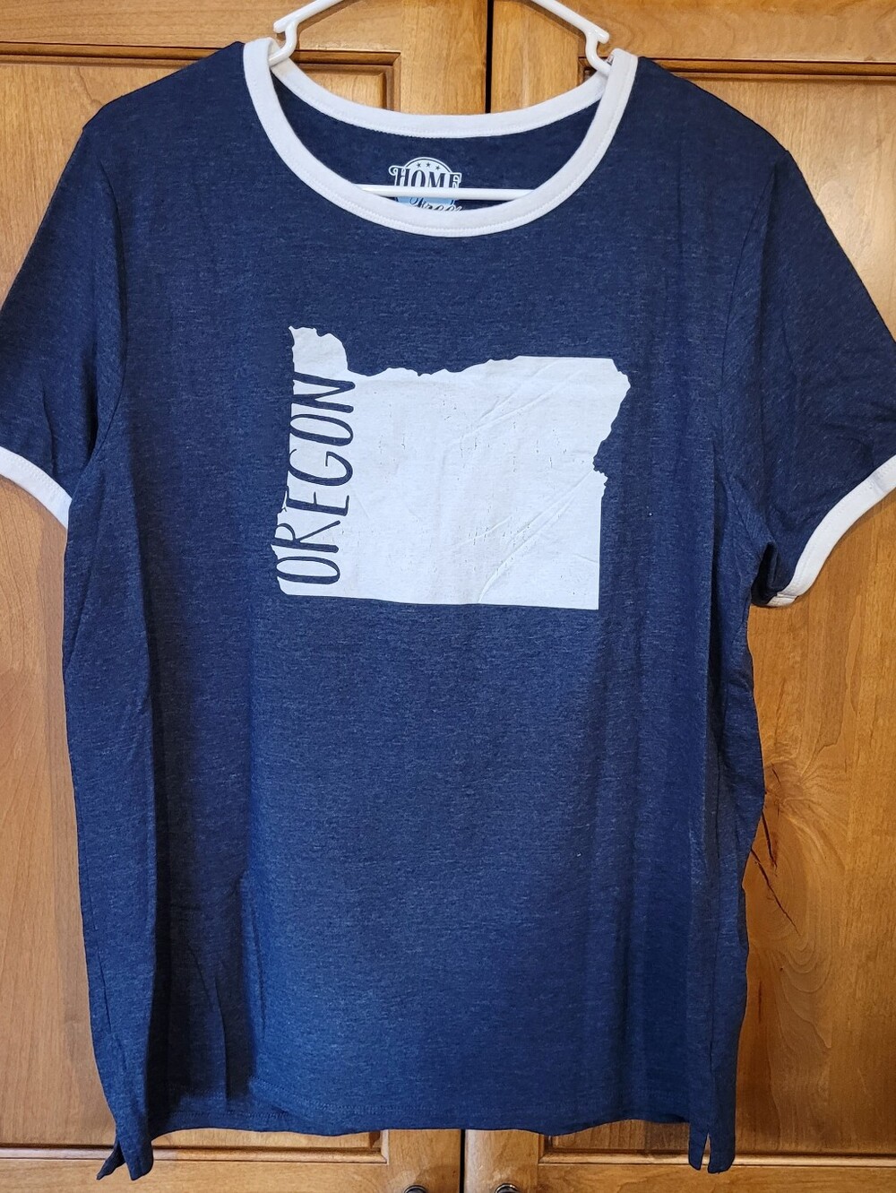 NWOT | Home Free Women's Oregon Graphic Ringer Tee